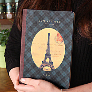 [ELPI] Vintage travel Blank note book_Paris